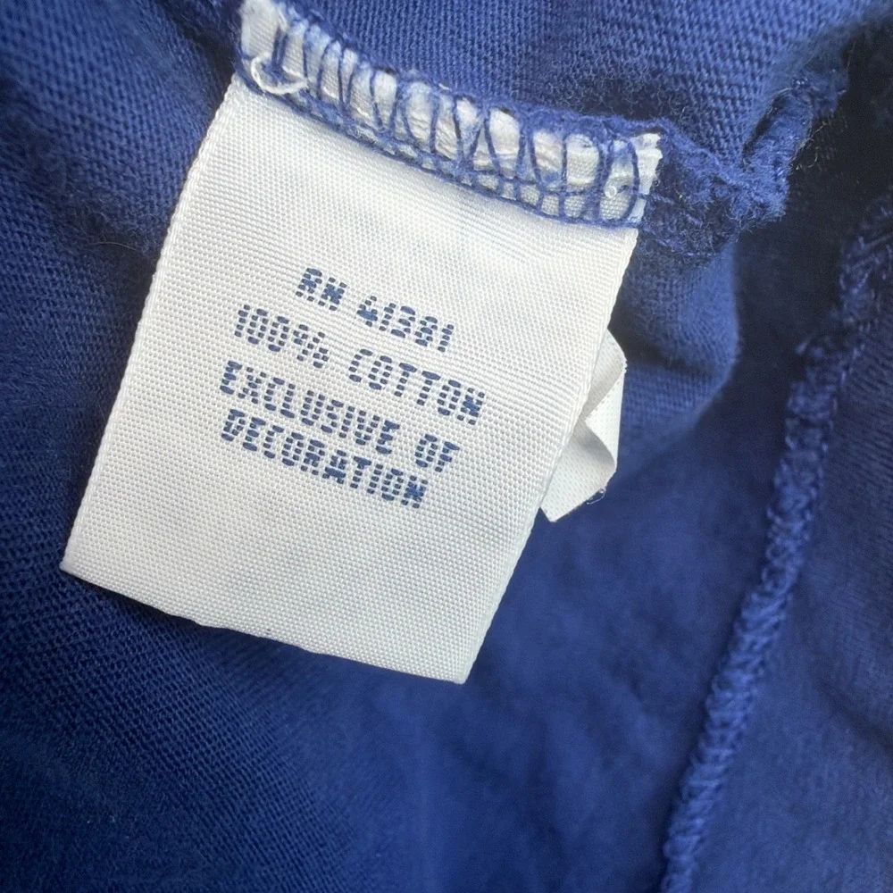 Polo Ralph Lauren Men's V-Neck Long Sleeve T-Shirt Blue Big & Tall 3XB